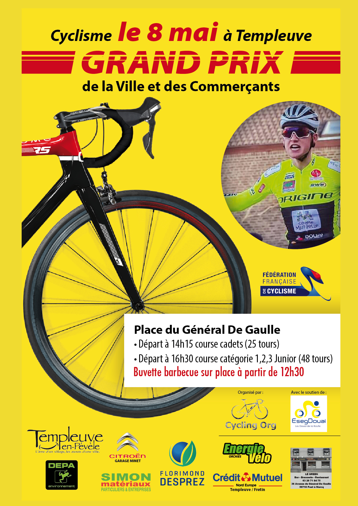 Courses cyclistes du 8 mai