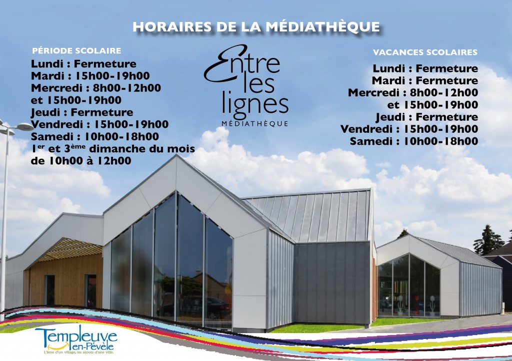 HORAIRES MÉDIATHÈQUE 2019