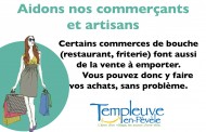 Aidons les commerçants et artisans