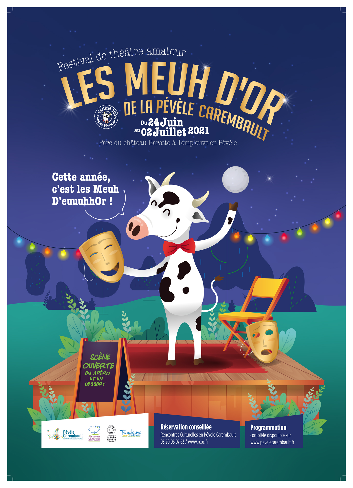 Les Meuh d’or dès le 24 juin dans le parc du Château Baratte !