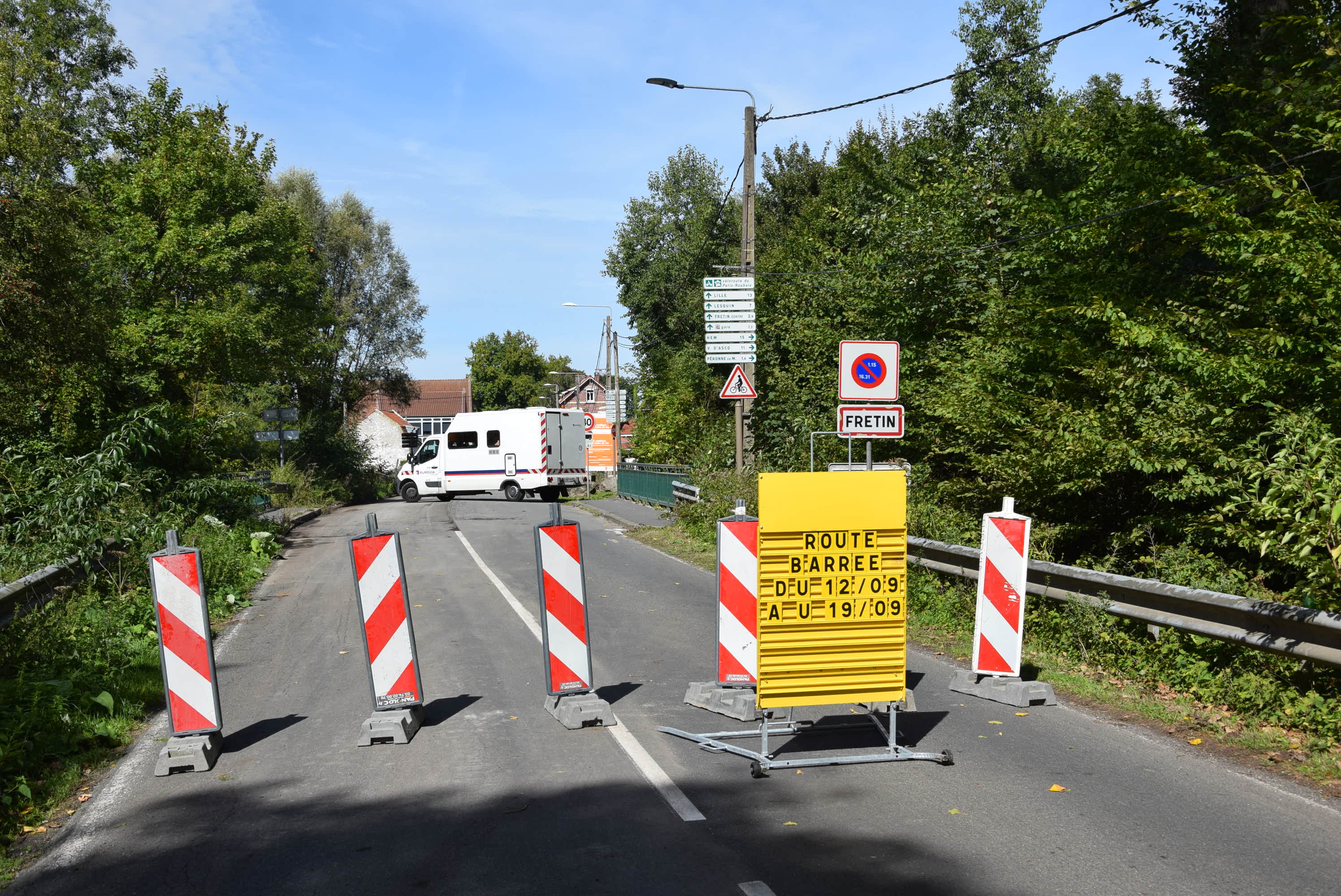 Travaux : route barrée