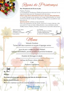 Repas de printemps