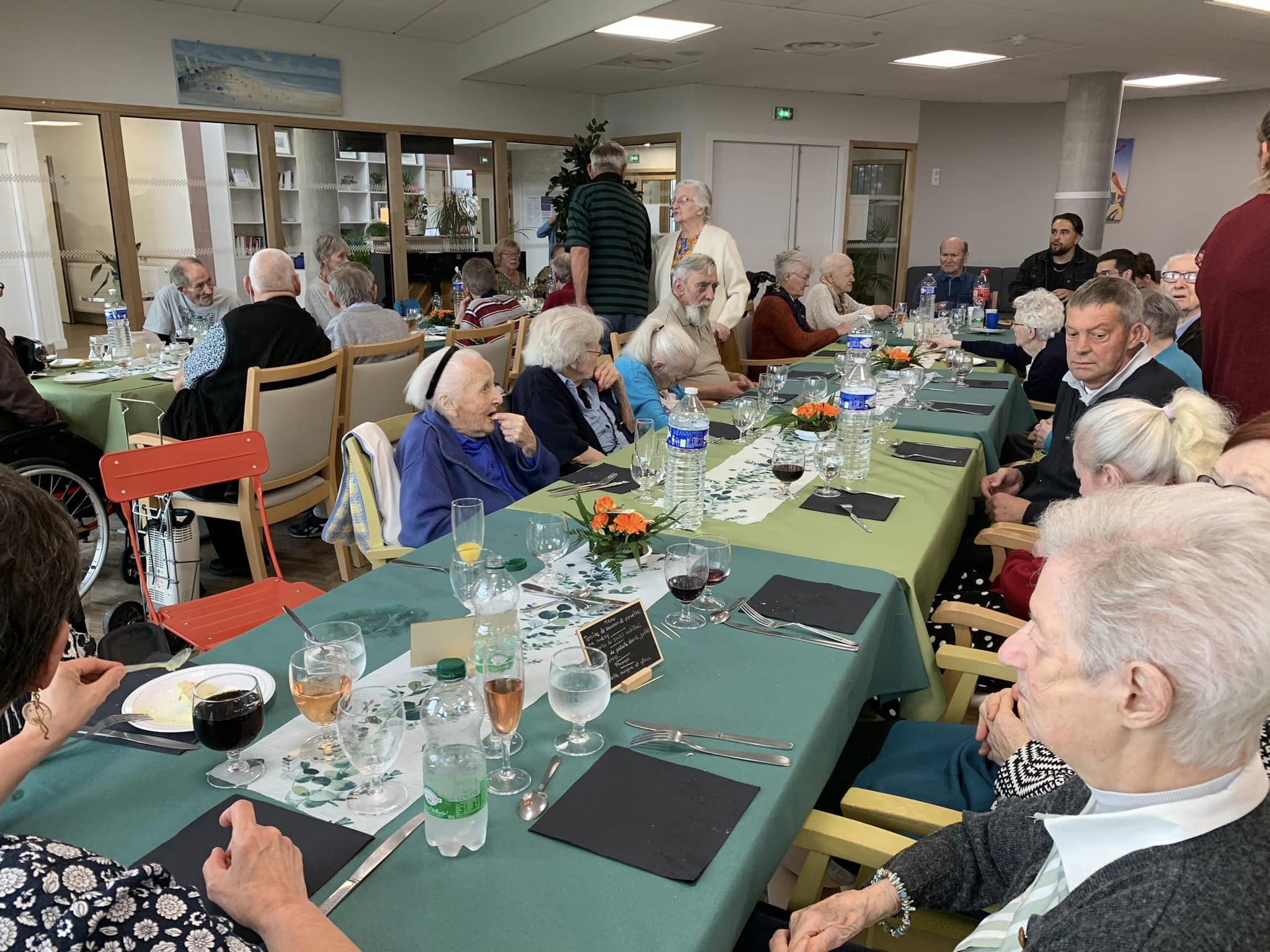 Repas des familles à l’EHPAD