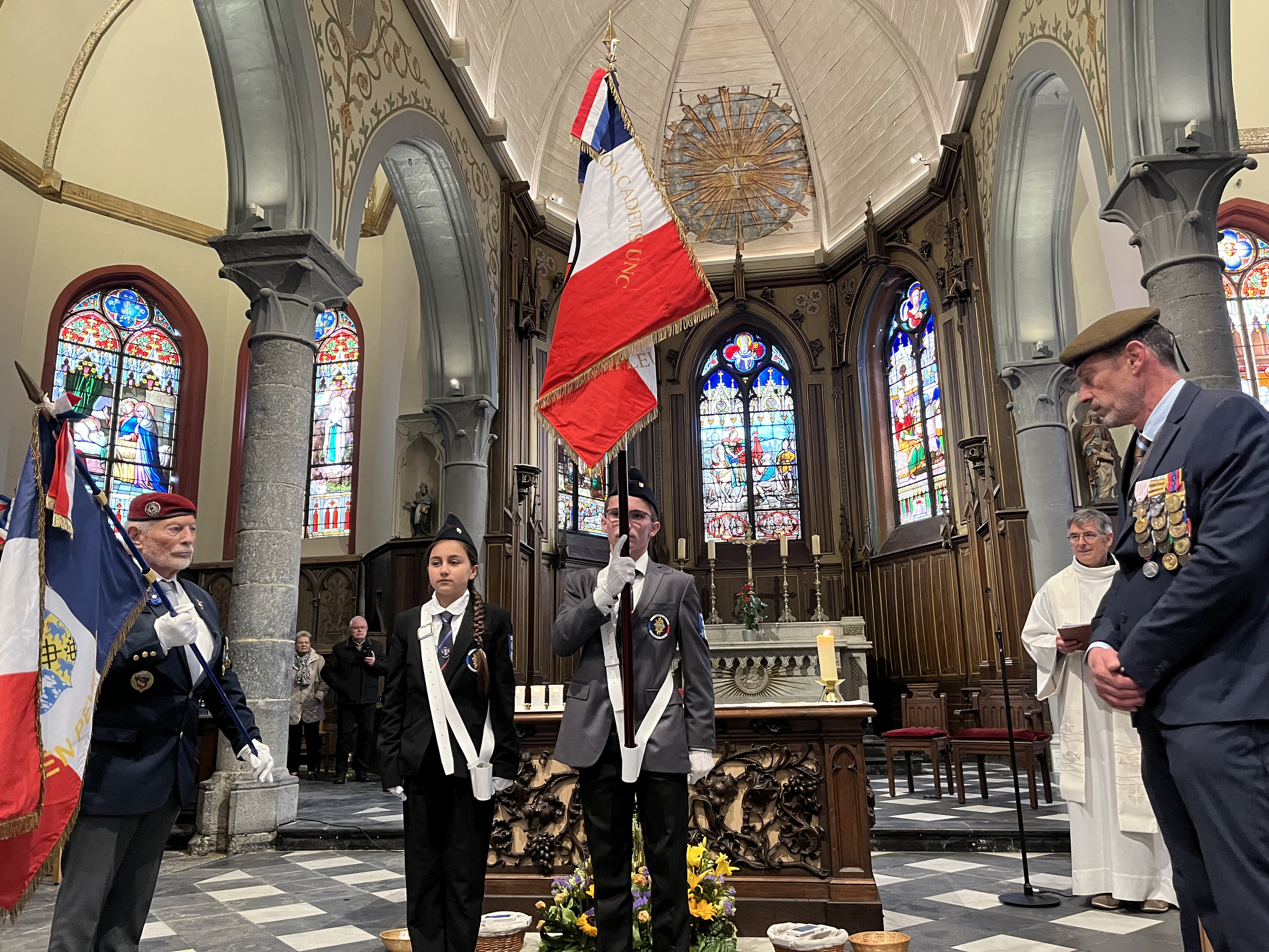 Bénédiction des drapeaux des cadets