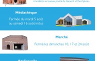 Fermeture estivales