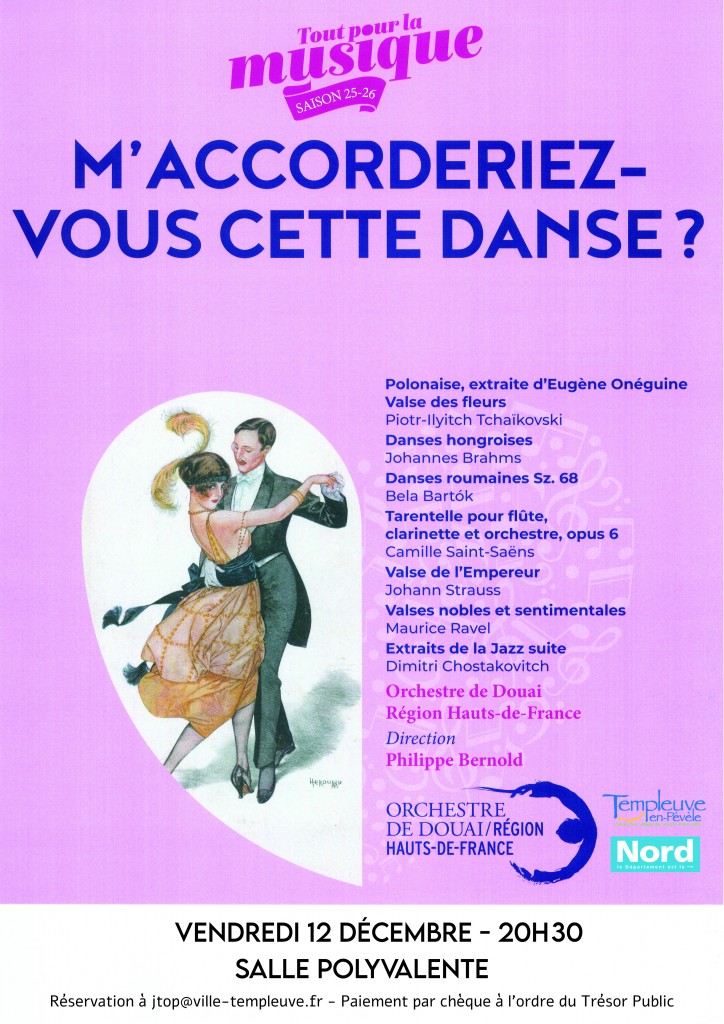 Affiche officielle orchestre de douai