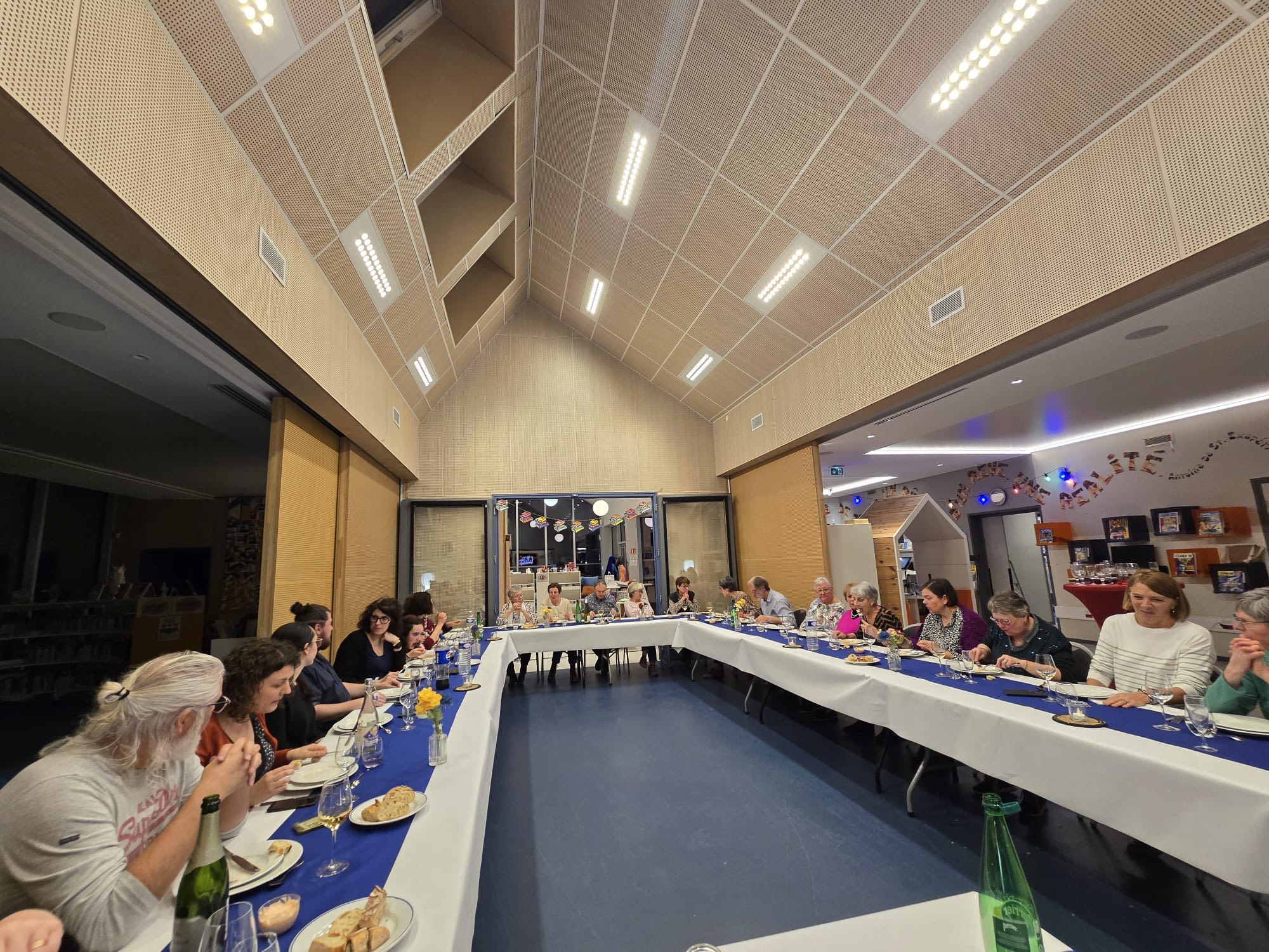 Soirée de remerciements à la médiathèque Entre les Lignes