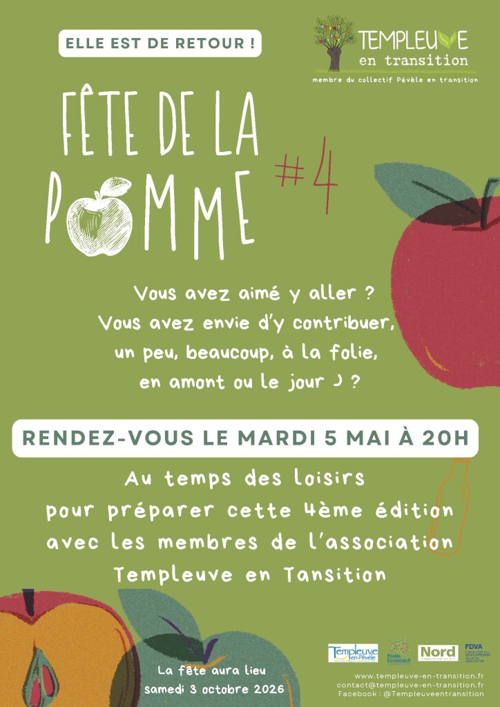 Préparation fête de la pomme