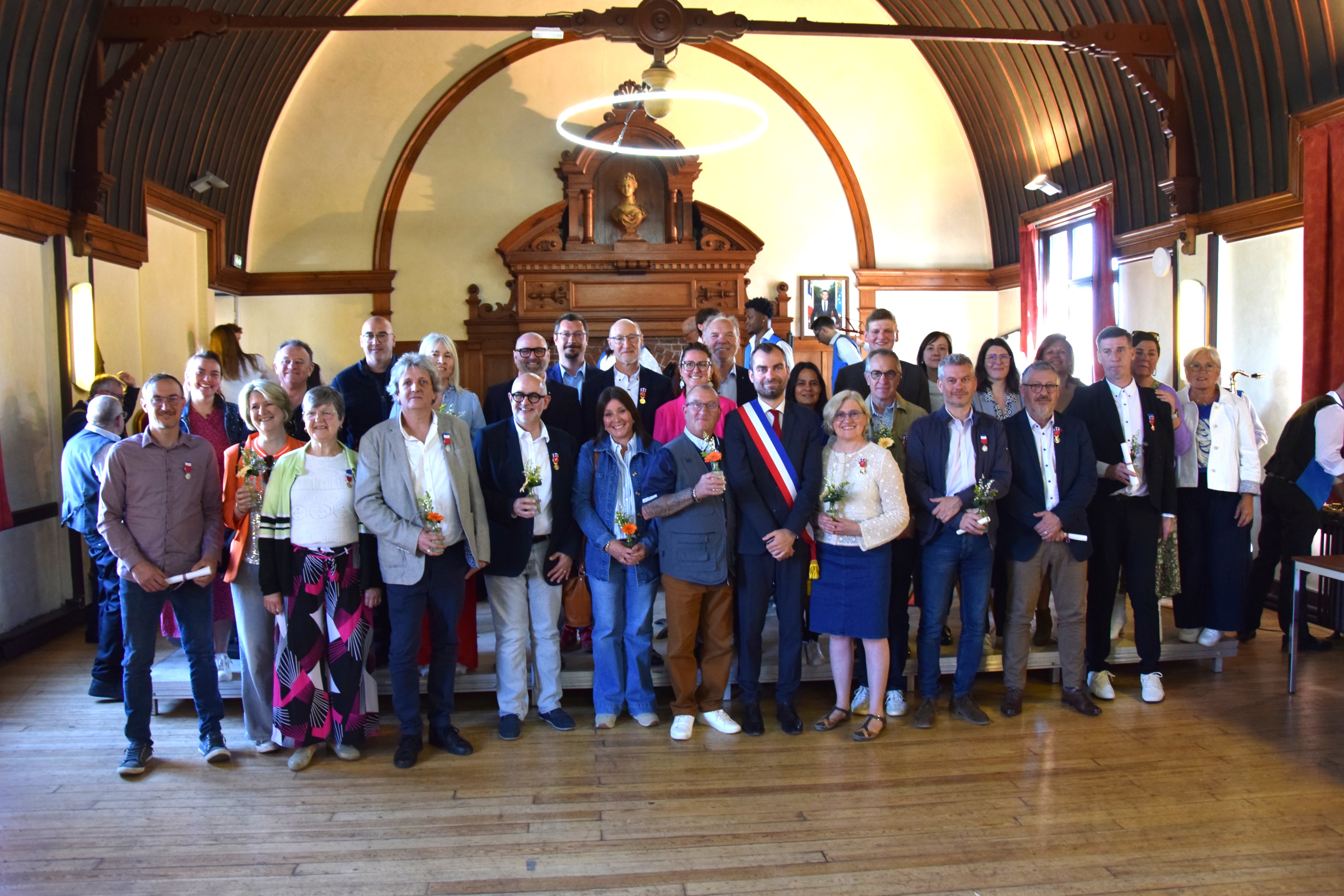Remise des médailles du travail