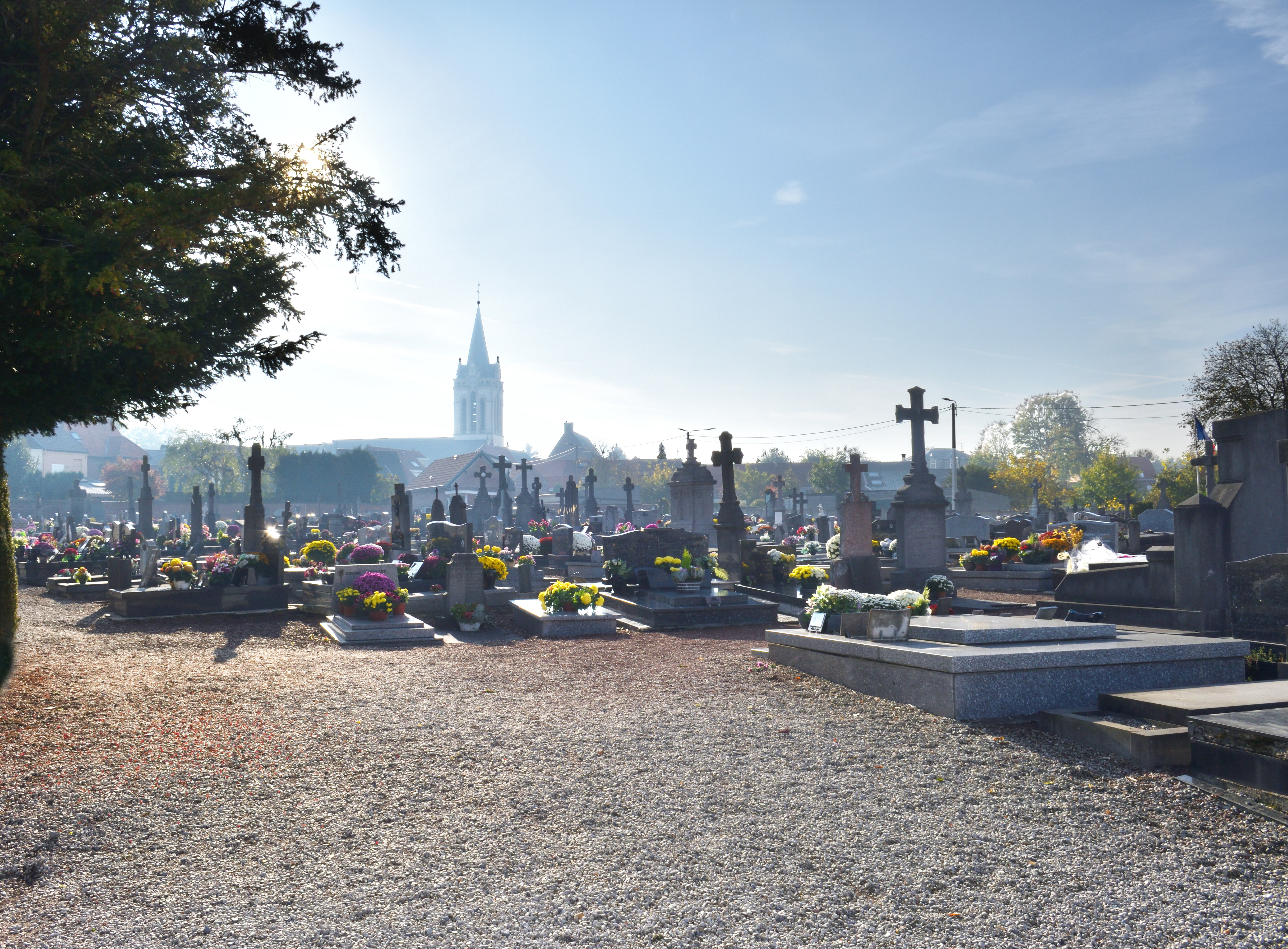 Installation de caméras au cimetière