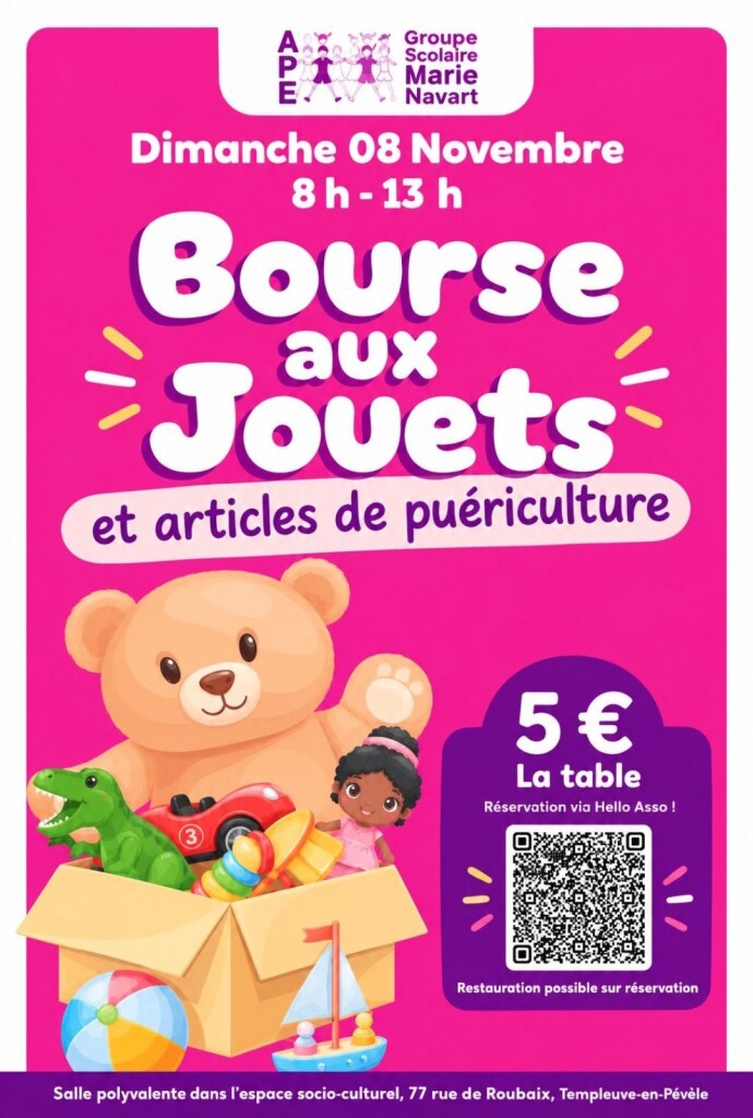 Bourse aux jouets ape marie navart
