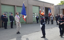 Nouveau drapeau des Jeunes Sapeurs-Pompiers